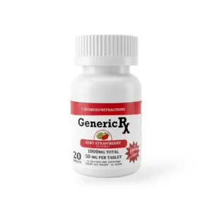 Generic RX 7-Hydroxymitragynine Chewable Kiwi Strawberry 50mg Tablet